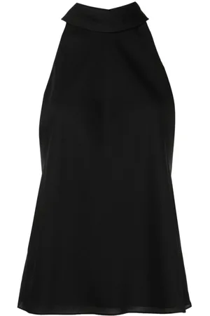 THEORY Halterneck sleeveless top