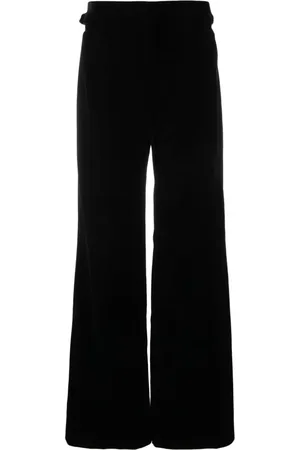 Tom Ford High-waist wide-leg velvet trousers