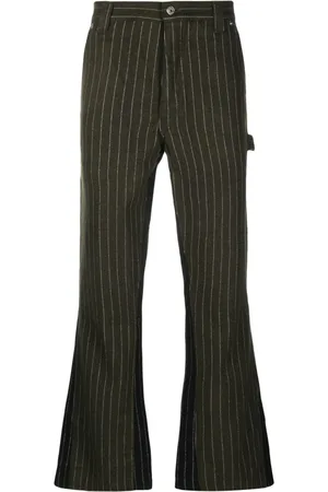 GALLERY DEPT. Pinstripe mid-rise flared trousers