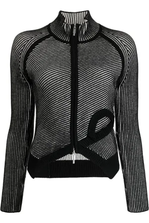 Feng Chen Wang Zip-up two-tone bomber jacket