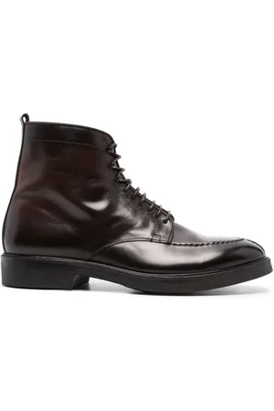 ALBERTO FASCIANI Caleb leather ankle boots