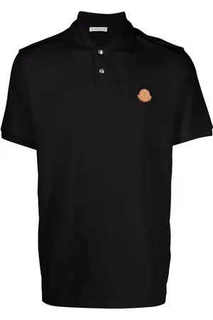 Moncler Logo-patch cotton polo shirt