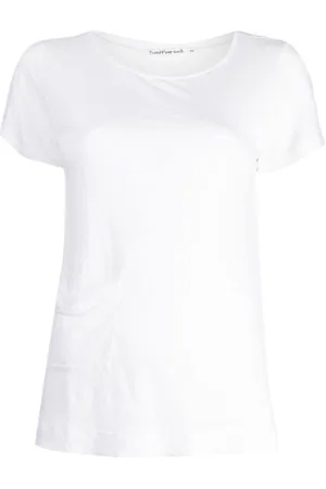 TRANSIT Pocket-detail linen T-shirt