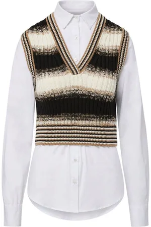 VERONICA BEARD Ribbed merino wool top