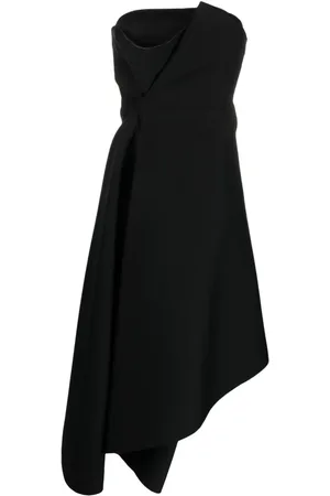 STEFANO MORTARI Strapless asymmetric layered dress
