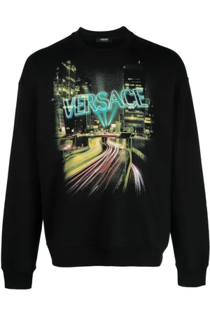 VERSACE City Lights cotton sweatshirt