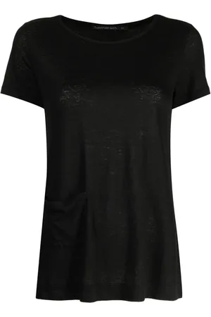 TRANSIT Boat-neck short-sleeve T-shirt