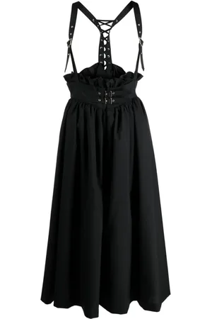 NOIR KEI NINOMIYA Pleated midi dress