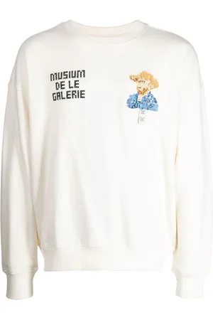Musium Div. Logo-embroidered cotton sweatshirt