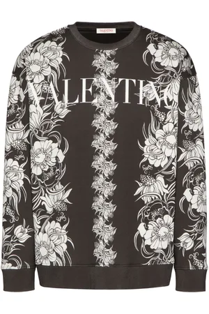 VALENTINO GARAVANI Logo-print long-sleeve sweatshirt