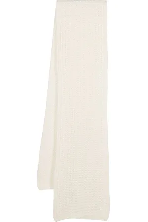 LISKA Chunky-knit cashmere scarf