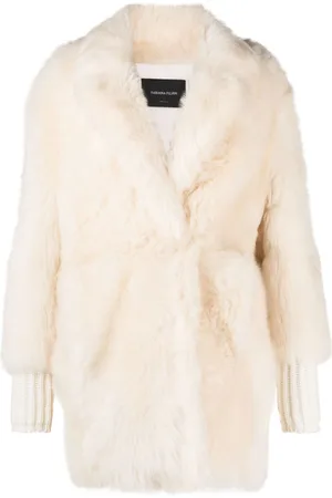 Fabiana Filippi Single-breasted faux-fur coat