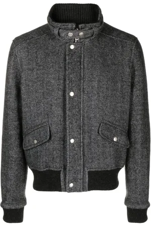 Isabel Marant Press-stud high-neck bomber jacket