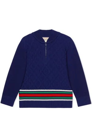 Gucci G rhombus pattern wool jumper