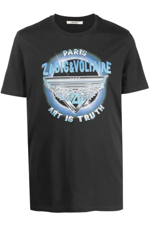 Zadig & Voltaire Tommy logo-print organic-cotton T-shirt