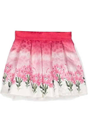 MONNALISA Floral-print skirt
