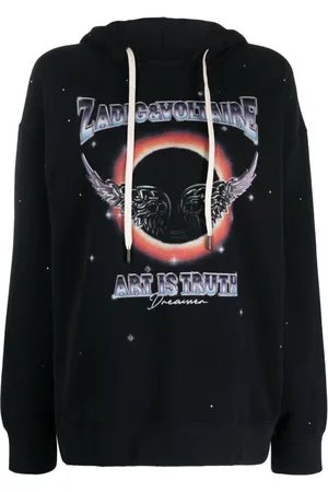 Zadig & Voltaire Elisio logo-print hoodie