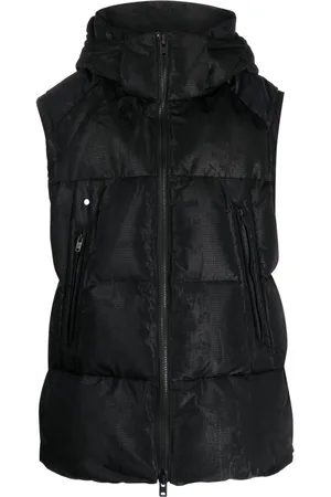 Y-3 Graphic-print padded gilet