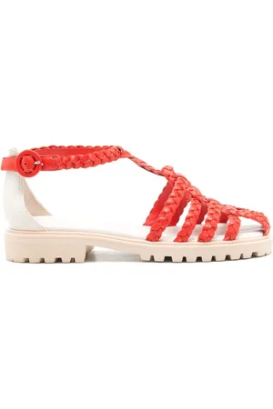 Sarah Chofakian Flanner caged sandals