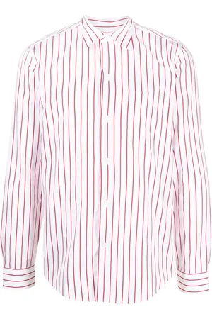 Fursac Striped button-up cotton shirt