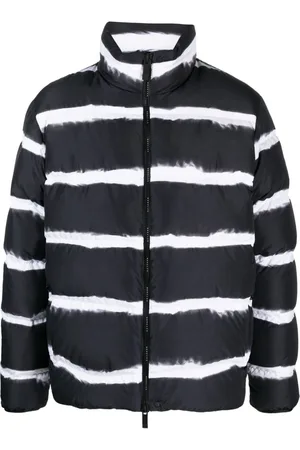 Moncler Sil striped puffer jacket