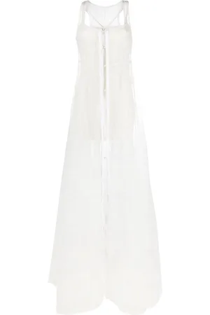 Jacquemus La robe Dentelle sheer panelled gown