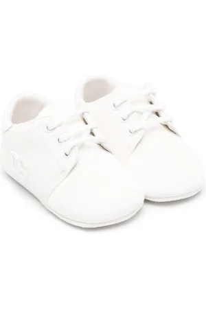 Dolce & Gabbana Logo-embroidered leather sneakers