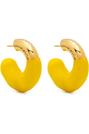 SUNNEI Logo-engraved small-hoop design earrings