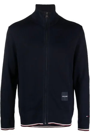 Tommy Hilfiger Logo-patch zip-up jacket