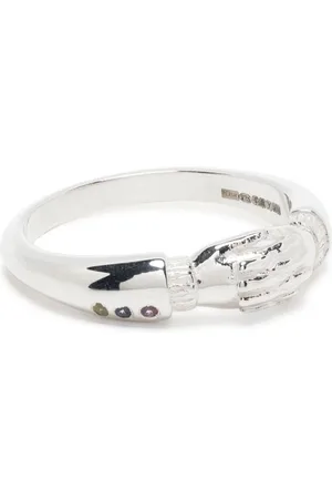 Bleue Burnham Hands Of Thought sterling- ring