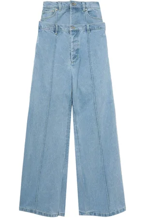 Rokh High-waisted wide-leg jeans