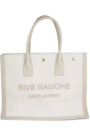 Bags, Yves Saint Laurent Rive Gauche Mombasa Raffia Bag