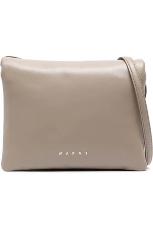 Marni Prisma leather shoulder bag