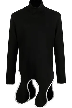 Sulvam Double-face high-neck top
