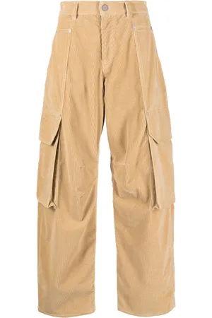 Palm Angels Corduroy cotton cargo trousers