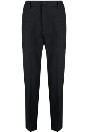 HUGO BOSS Logo-patch tapered trousers