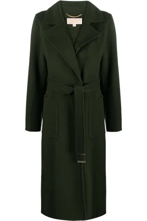 Michael Kors Belted wool-blend coat