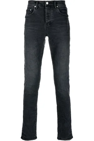 Purple Brand Logo-patch straight-leg jeans