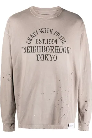 NEIGHBORHOOD Damage distressed sweatshirt