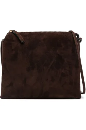 The Row Nu suede crossbody bag
