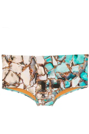 Lygia & Nanny Copacabana graphic-print swimming trunks