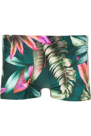 Lygia & Nanny Tijuca botanical-print swimming trunks