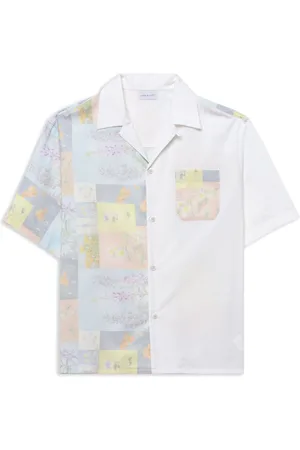 JOHN ELLIOTT Floral-print short-sleeve shirt