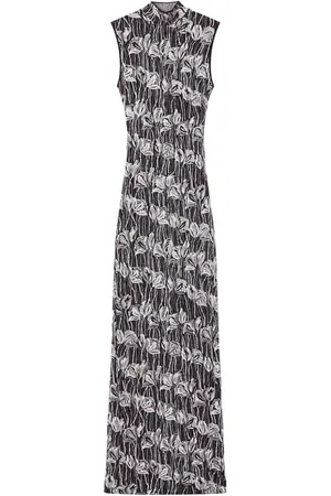 Puccini Fiori Di Loto-jacquard dress