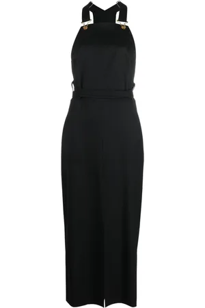 Patou Virgin wool-blend pinafore dress