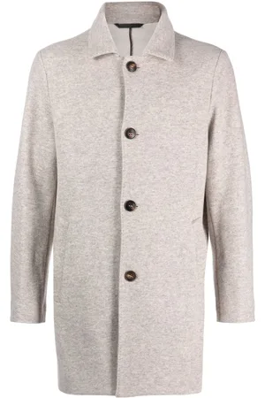 Manzoni 24 Single-breasted virgin wool-blend coat