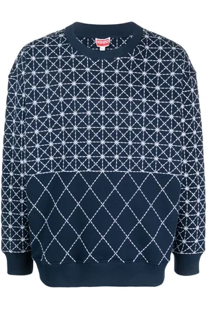 Kenzo Sashiko Stitch embroidered sweatshirt