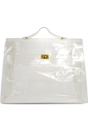 Saint Laurent Cabas Clear Vinyl Tote