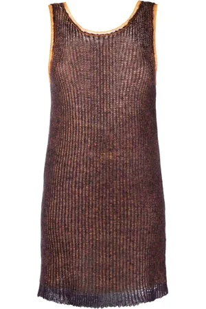 There Was One Jersey-knit shift minidress