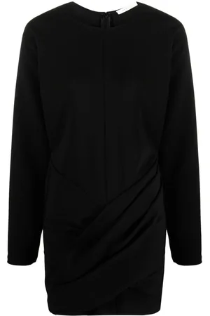 REV The Carter draped-detail minidress